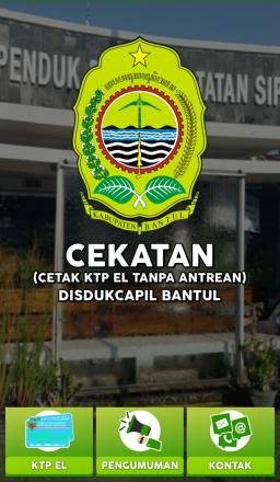 Aplikasi Cetak KTP Elektronik Kabupaten Bantul Dalam Satu Klik